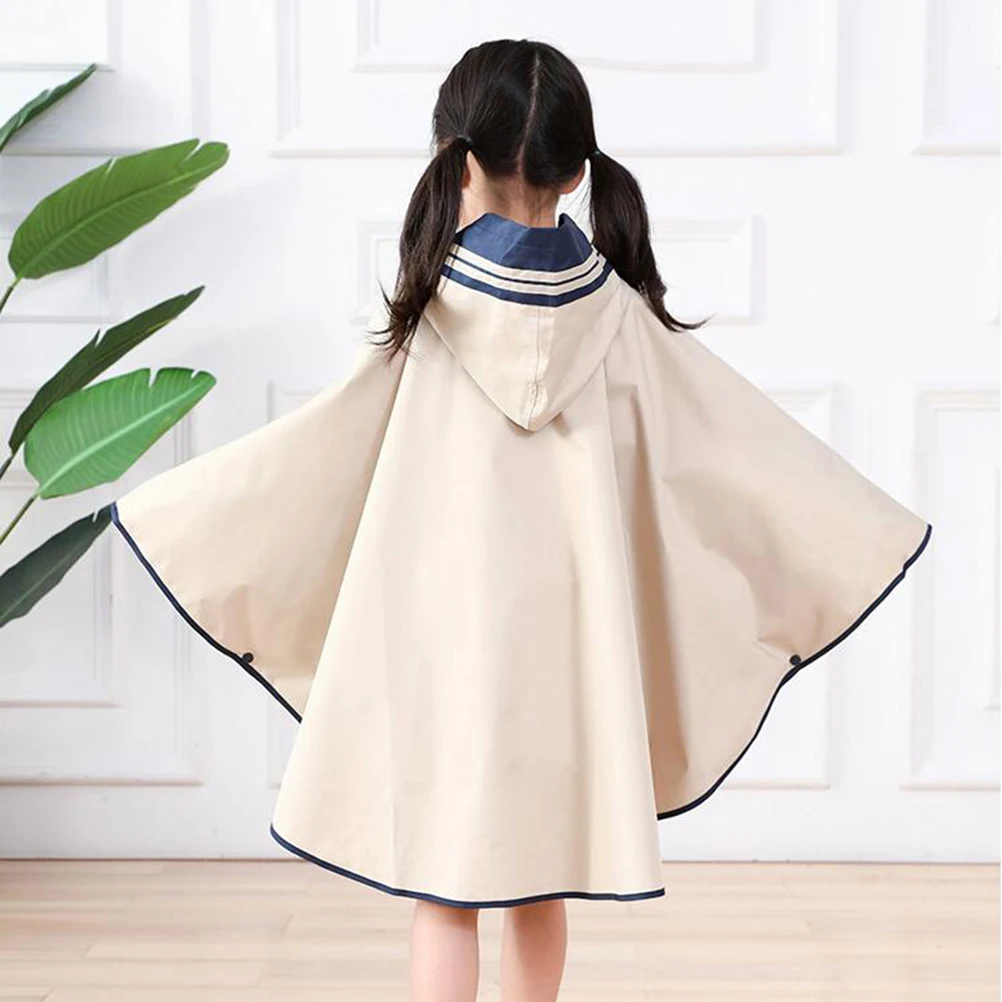 Rain Ponchos Cape-style Raincoat Girl Children's Girls Kids Raincoats Waterproof Suits Beige Rainwear
Rain Ponchos Cape-style Raincoat Girl Children's Girls Kids Raincoats Waterproof Suits Beige Rainwear