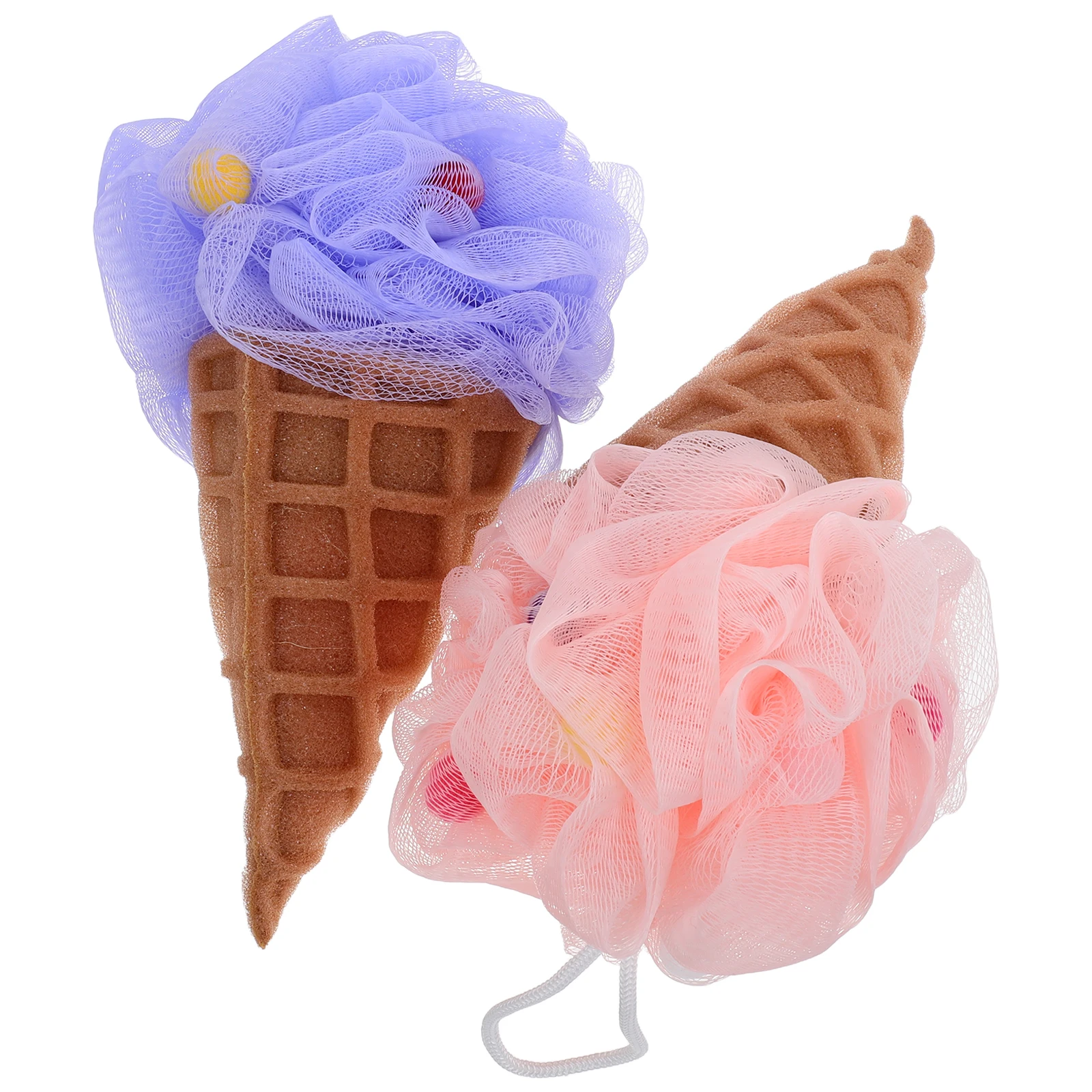 2pcs IceCreamShowerBall Sponge Shower Bath Scrubber For Body Ball Ice Cream Body Loofah Shower HomeDailyUse
2pcs IceCreamShowerBall Sponge Shower Bath Scrubber For Body Ball Ice Cream Body Loofah Shower HomeDailyUse