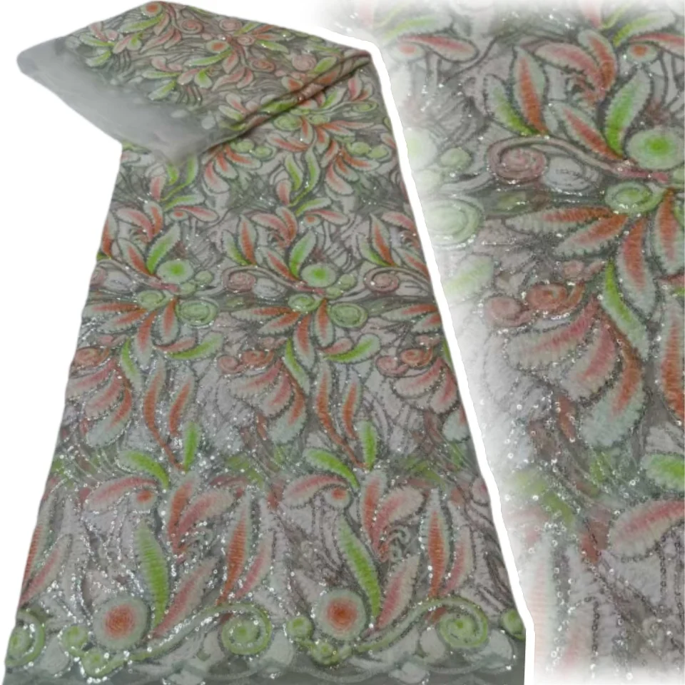 Лидер продаж, изысканный дизайн, африканская нигерийская вышитая кружевная ткань с блестками, сетчатое кружево высшего качества для вечернего вечернего платья TP1661
Лидер продаж, изысканный дизайн, африканская нигерийская вышитая кружевная ткань с блестками, сетчатое кружево высшего качества для вечернего вечернего платья TP1661