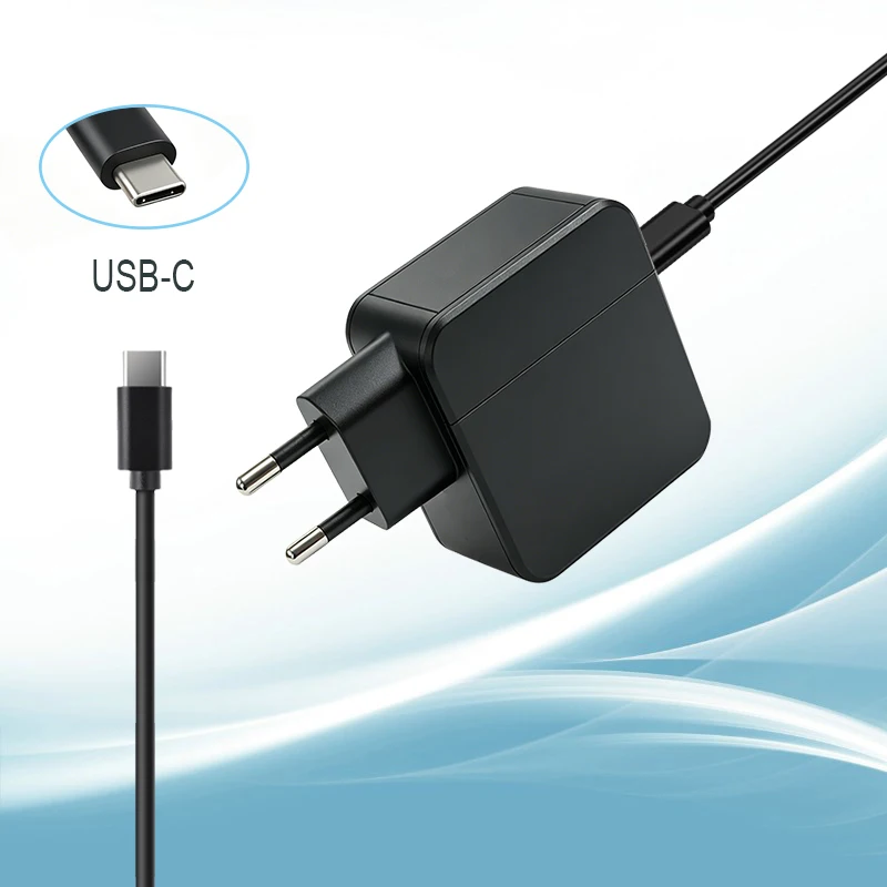 20V 2.25A AC/DC Adapter & 1m USB-C Cable 45W Fast Charging Charger For Smartphone/Tablet/Laptop 45W 36W 27W 15W Type-C Devices
20V 2.25A AC/DC Adapter & 1m USB-C Cable 45W Fast Charging Charger For Smartphone/Tablet/Laptop 45W 36W 27W 15W Type-C Devices