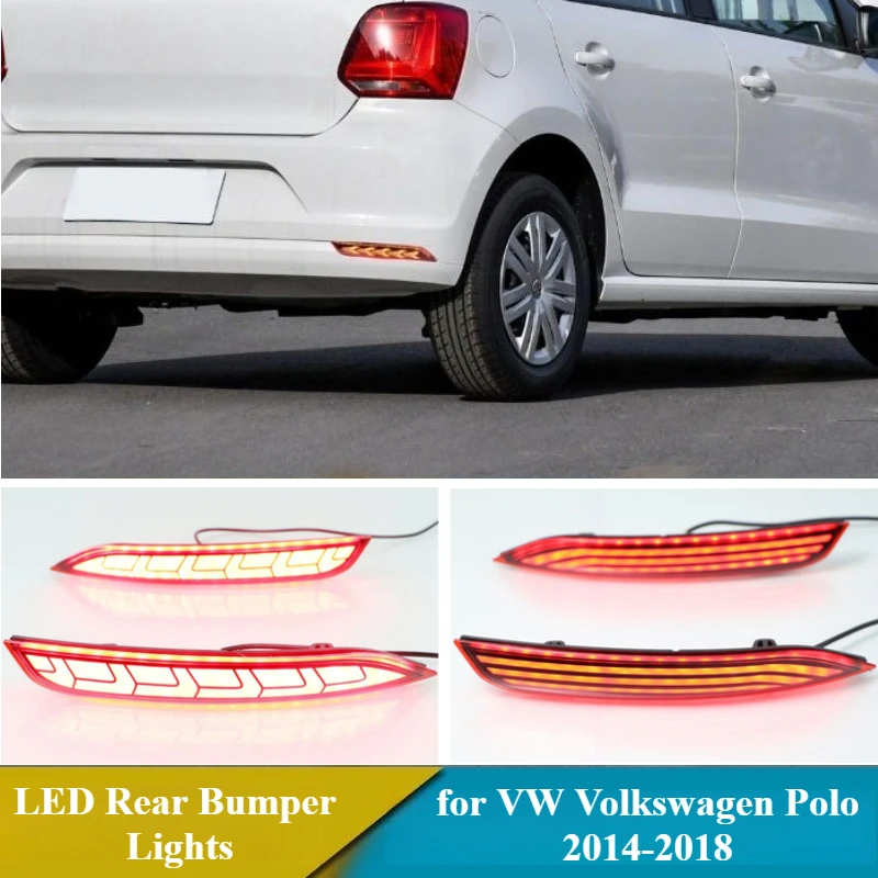 Для VW Volkswagen Polo 2014-2017 2018 2 шт. задний противотуманный фонарь автомобиля стоп-сигнал динамический указатель поворота отражатель светодиодный задний бампер фонари
Для VW Volkswagen Polo 2014-2017 2018 2 шт. задний противотуманный фонарь автомобиля стоп-сигнал динамический указатель поворота отражатель светодиодный задний бампер фонари