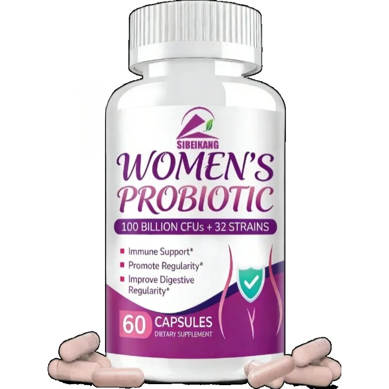 Female probiotic capsules 100 billion CFU 32 strains of prebiotics digestive enzymes,promoting digestive, immune, urinary health
Female probiotic capsules 100 billion CFU 32 strains of prebiotics digestive enzymes,promoting digestive, immune, urinary health