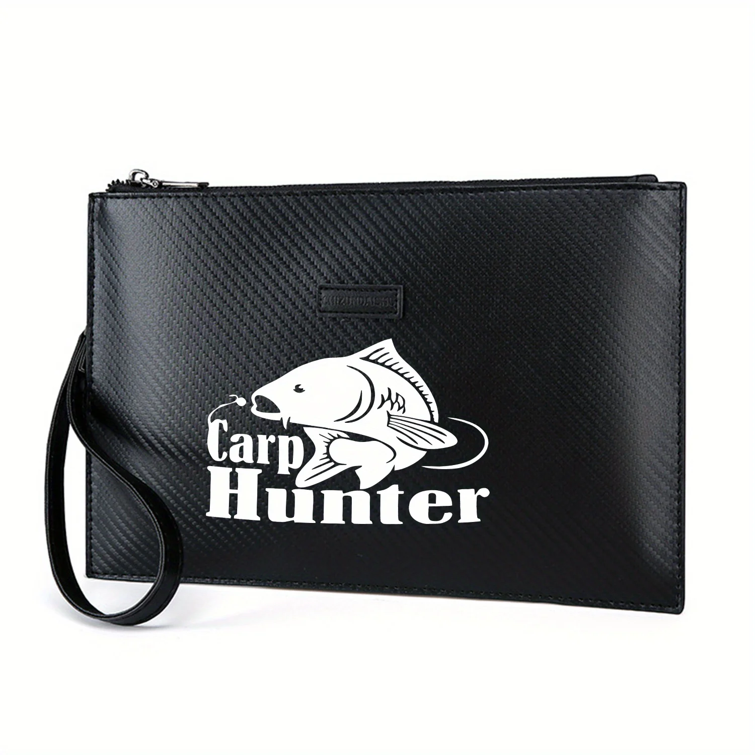 Рыболовный крючок Carp Hunter Logo Черная элегантная мужская сумка из искусственной кожи с принтом Модная и практичная для повседневной носки
Рыболовный крючок Carp Hunter Logo Черная элегантная мужская сумка из искусственной кожи с принтом Модная и практичная для повседневной носки