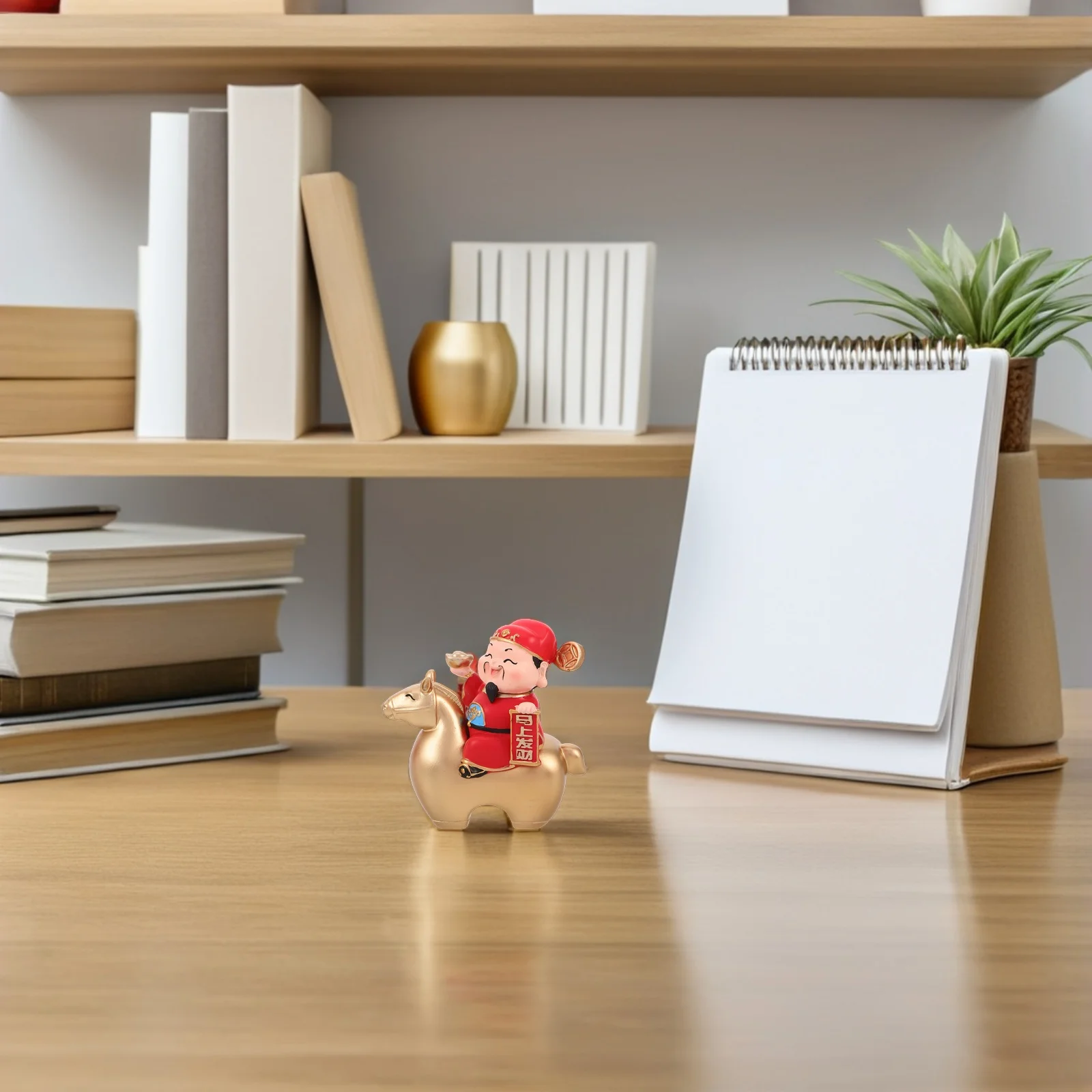 Feng Shui Cai Shen Statue Year of The Horse Decoration for Home Office Prosperity Lucky Brass Wealth God Riding Horse Sculpture
Feng Shui Cai Shen Statue Year of The Horse Decoration for Home Office Prosperity Lucky Brass Wealth God Riding Horse Sculpture