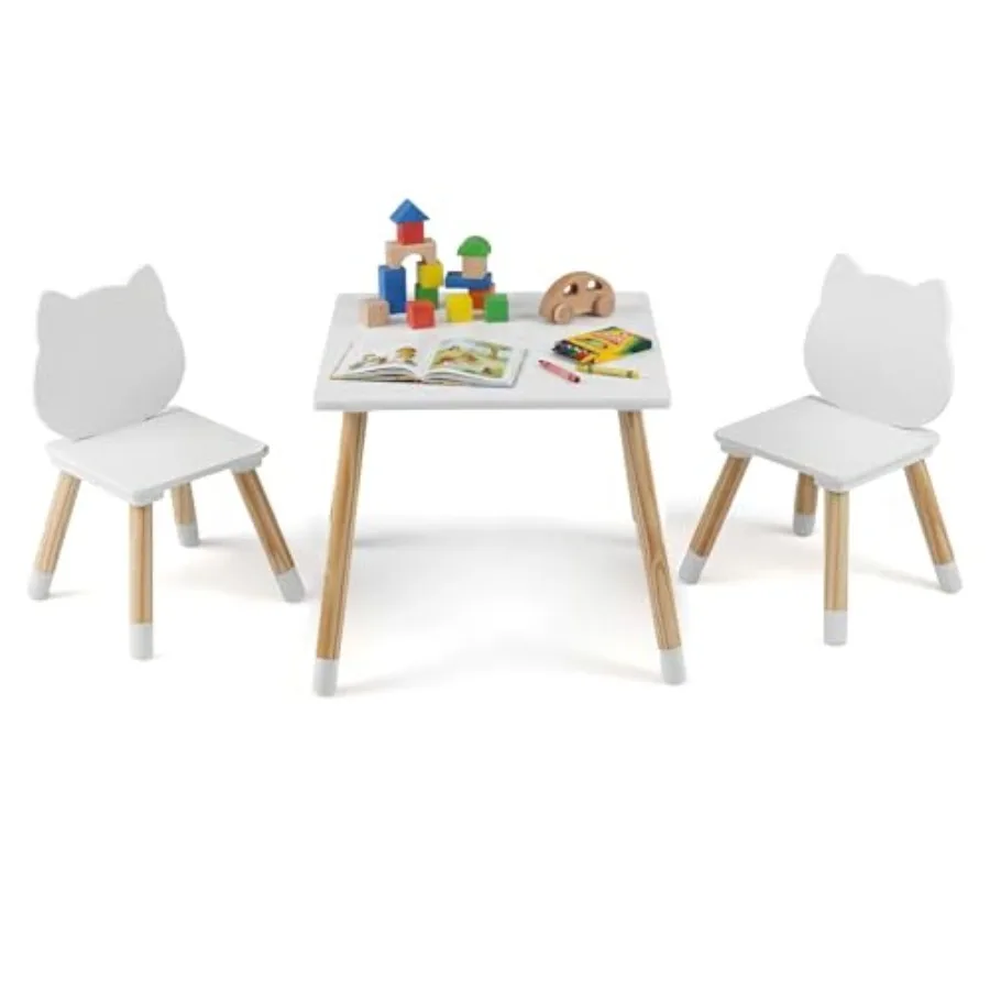 Table and Chair Set Wooden Toddler 3-Piece Desk for Playing Eating Drawing Reading Art Crafts Ideal Furniture for Kindergarten
Table and Chair Set Wooden Toddler 3-Piece Desk for Playing Eating Drawing Reading Art Crafts Ideal Furniture for Kindergarten
