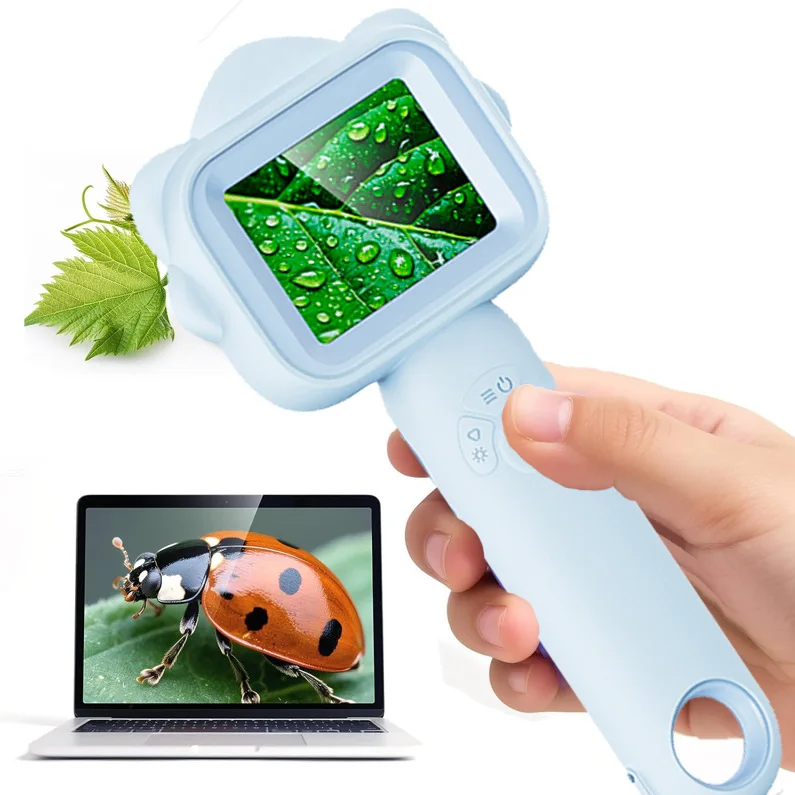 Children's microscope Smart toy with display microscope Support photo and video enlargement
Children's microscope Smart toy with display microscope Support photo and video enlargement