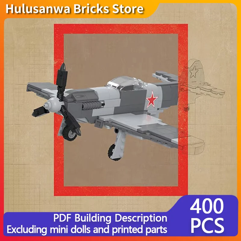 Yak-3 Military Fighter Jets Model MOC Building Bricks War Equipment Modular Technology Gifts Holiday Assemble Children Toys
Yak-3 Military Fighter Jets Model MOC Building Bricks War Equipment Modular Technology Gifts Holiday Assemble Children Toys