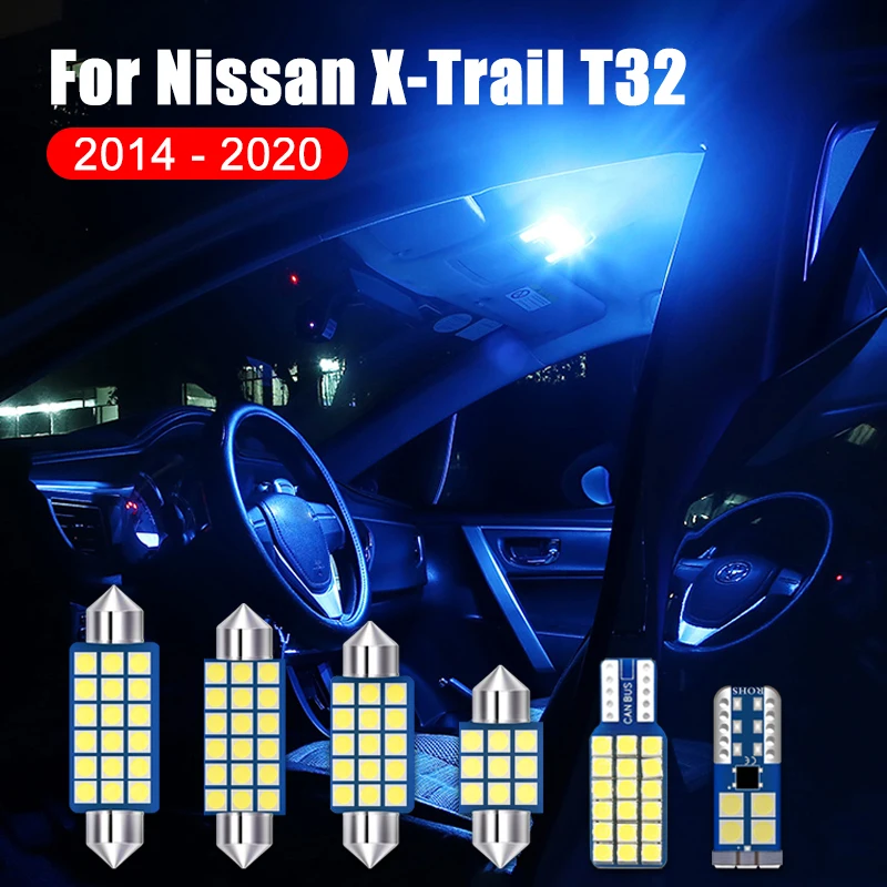 For Nissan X-Trail X Trail XTrail T32 2014-2018 2019 2020 3PCS Car LED Bulbs Interior Dome Reading Lights Trunk Lamp Accessories
For Nissan X-Trail X Trail XTrail T32 2014-2018 2019 2020 3PCS Car LED Bulbs Interior Dome Reading Lights Trunk Lamp Accessories