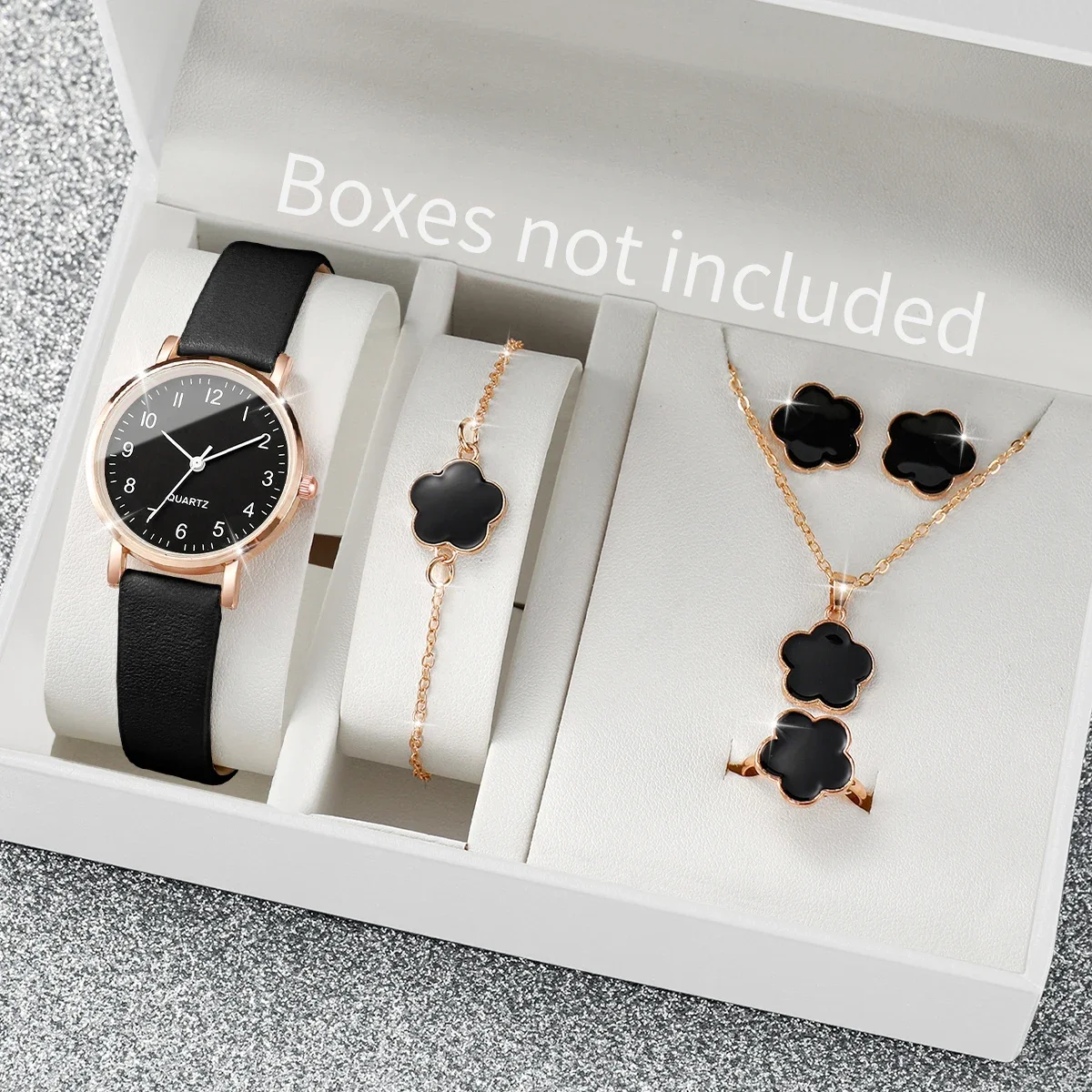 Set of quartz watches with leather straps for women, small Arabic dial, women's watches, without boxes, 6 pieces per set.
Set of quartz watches with leather straps for women, small Arabic dial, women's watches, without boxes, 6 pieces per set.
