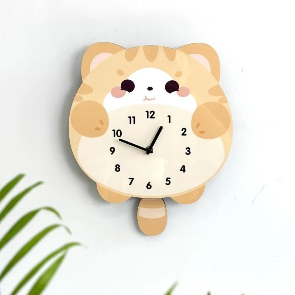 Cute Cat Shape Wall Clock Unique Decorative Hanging Clock Cartoon Hanging Silent Clock Living Room
Cute Cat Shape Wall Clock Unique Decorative Hanging Clock Cartoon Hanging Silent Clock Living Room