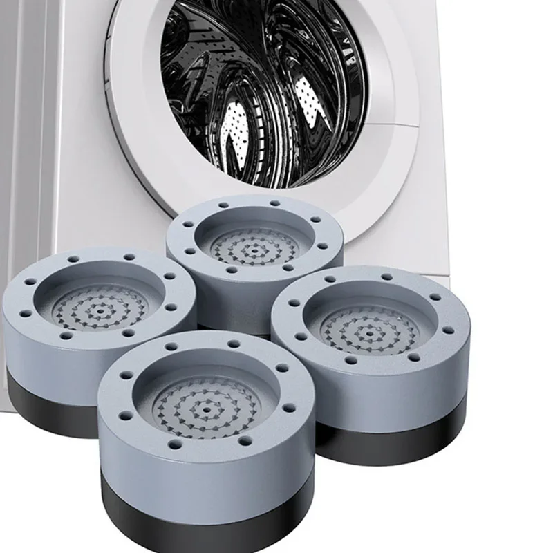 4Pcs Anti Vibration Feet Pads Rubber Legs Slipstop Silent Skid Raiser Mat for Washing Machine Support Dampers Stand Accessories
4Pcs Anti Vibration Feet Pads Rubber Legs Slipstop Silent Skid Raiser Mat for Washing Machine Support Dampers Stand Accessories