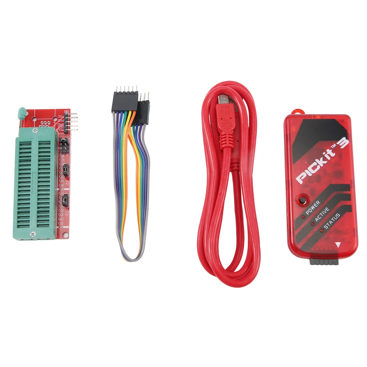 ABAC-PICKIT3 Programmer + PIC ICD2 PIC Kit 2/3 Programming Adapter Universal Programmer Seat FZ0508
ABAC-PICKIT3 Programmer + PIC ICD2 PIC Kit 2/3 Programming Adapter Universal Programmer Seat FZ0508