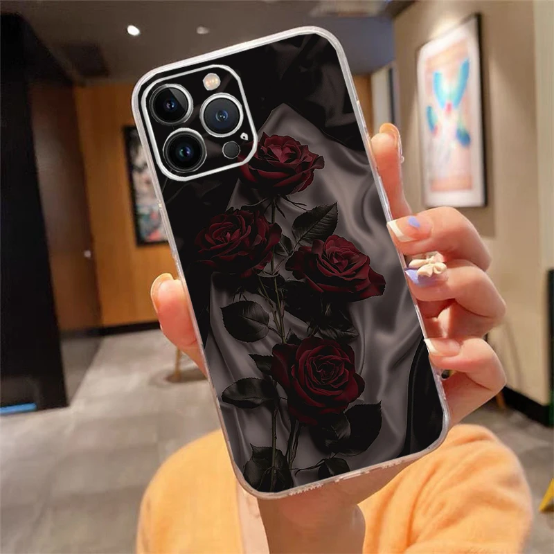 Flower Rose Fashion Soft TPU Phone Case For iphone 17ProMax 17Air 16 15 14 13 Pro Max 16 15 14 13 12 11 Pro Plus
Flower Rose Fashion Soft TPU Phone Case For iphone 17ProMax 17Air 16 15 14 13 Pro Max 16 15 14 13 12 11 Pro Plus