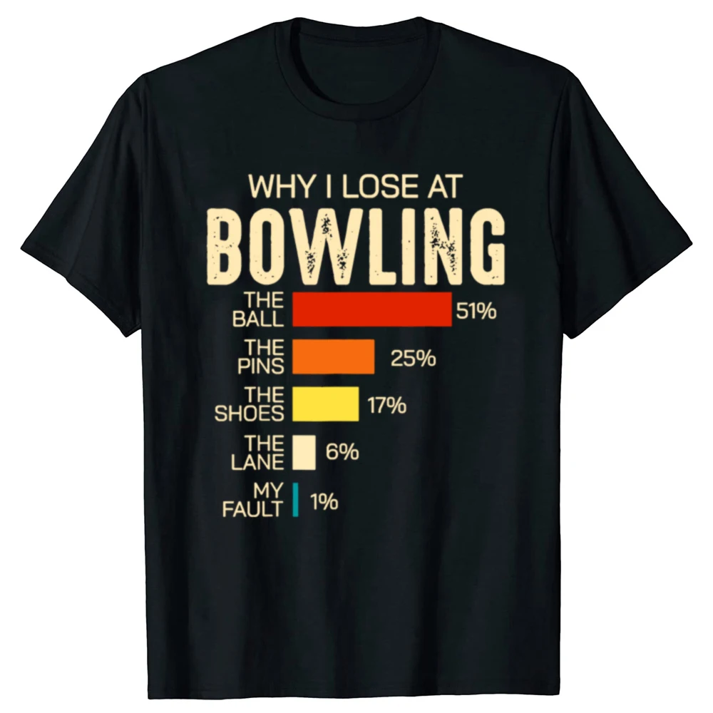 2025 new model Bowling for Men Women Why I Lose At Bowling Graphic T-shirts Fashion Casual Tshirt 100% Cotton Loose T Shirt Summ
2025 new model Bowling for Men Women Why I Lose At Bowling Graphic T-shirts Fashion Casual Tshirt 100% Cotton Loose T Shirt Summ