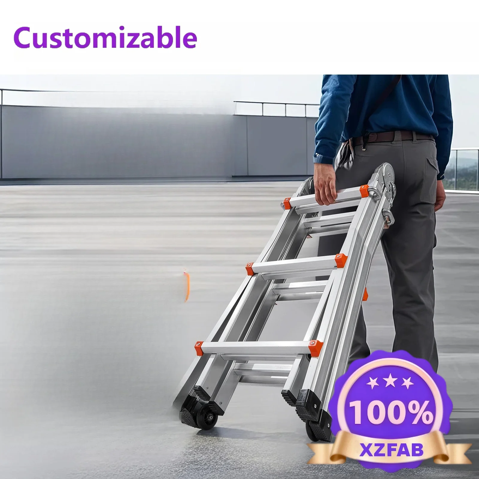 Factory Direct 2026 Top RatedSucceBuyTelescoping Ladder A Frame Compact Aluminum Extension Ladder Multi-Function Portable Collap
Factory Direct 2026 Top RatedSucceBuyTelescoping Ladder A Frame Compact Aluminum Extension Ladder Multi-Function Portable Collap