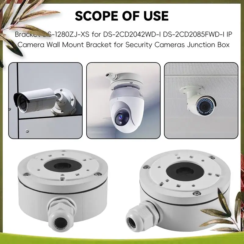 New-Bracket DS-1280ZJ-XS For DS-2CD2042WD-I DS-2CD2085FWD-I IP Camera Wall Mount Bracket For Security Cameras Junction Box
New-Bracket DS-1280ZJ-XS For DS-2CD2042WD-I DS-2CD2085FWD-I IP Camera Wall Mount Bracket For Security Cameras Junction Box