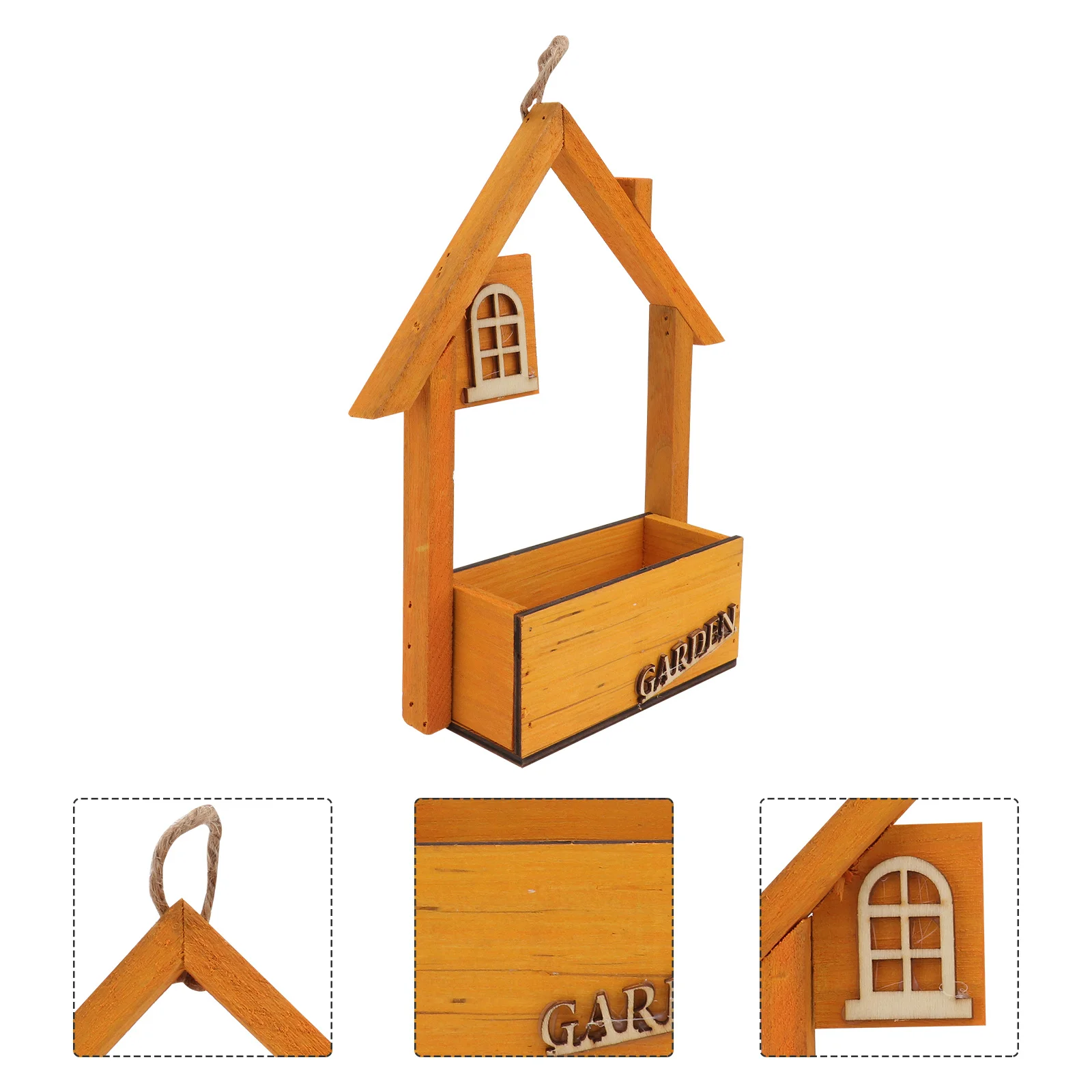 1Pcs Wooden Hanging Flower Basket Wall Decoration Eco-Friendly Wall-Mounted Flowerpot Pendant for Home Garden 
1Pcs Wooden Hanging Flower Basket Wall Decoration Eco-Friendly Wall-Mounted Flowerpot Pendant for Home Garden