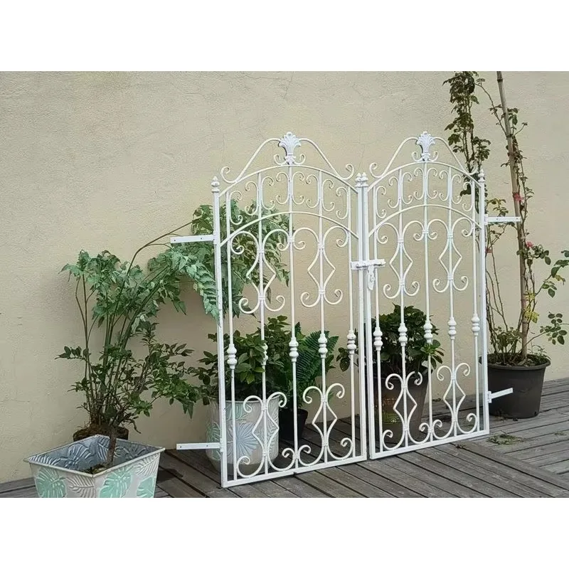 JCX Garden Decoration Retro Wrought Iron Old Curved Single and Double Flower Stand Fence Door Outdoor Furniture Patio Furniture
JCX Garden Decoration Retro Wrought Iron Old Curved Single and Double Flower Stand Fence Door Outdoor Furniture Patio Furniture