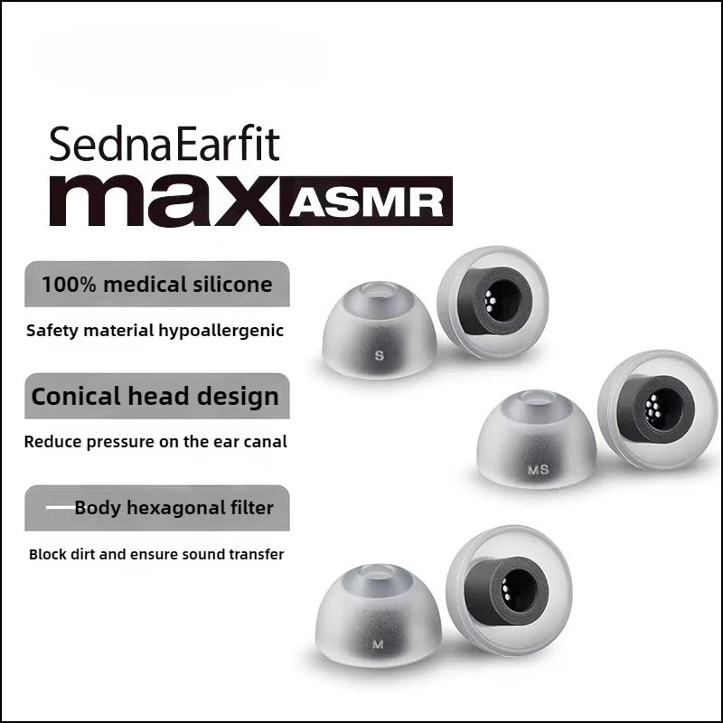 Силиконовые насадки AZLA Max ASMR для беспроводных наушников, сменные насадки для Galaxy Buds2Pro XM5 pi7 E8
Силиконовые насадки AZLA Max ASMR для беспроводных наушников, сменные насадки для Galaxy Buds2Pro XM5 pi7 E8