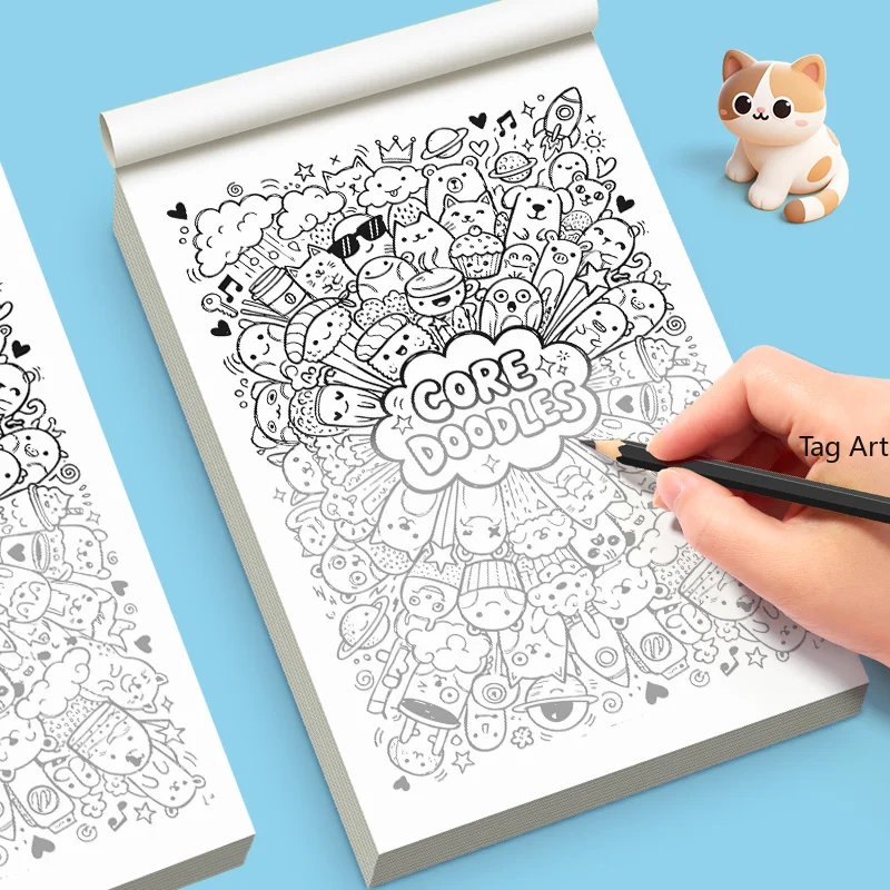 A Hand Drawn Adult Stress Relieving and Calming Graffiti Book, European Architecture/cute Pets/love/mandala Theme, 24 Pages
A Hand Drawn Adult Stress Relieving and Calming Graffiti Book, European Architecture/cute Pets/love/mandala Theme, 24 Pages