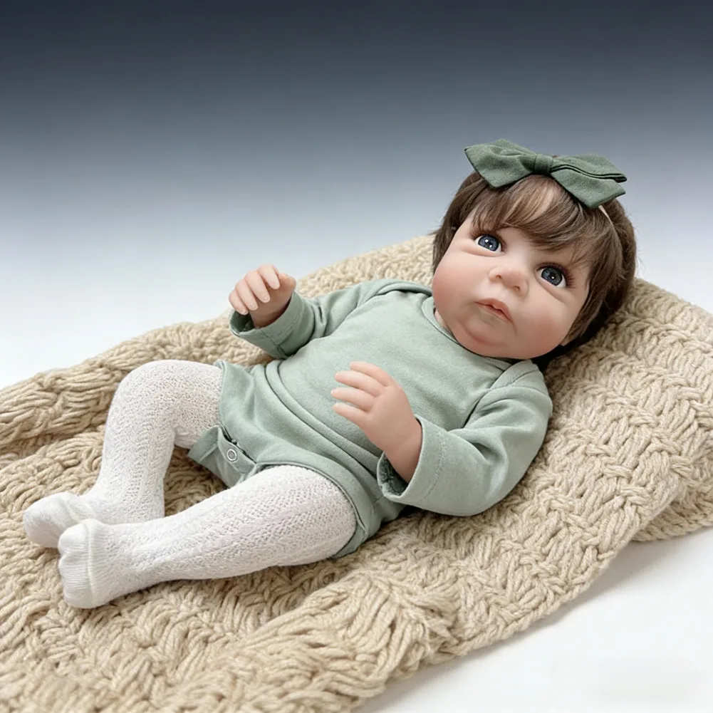 Кукла-реборн Майли 18 дюймов, готовая кукла-младенец, реалистичная, с мягким прикосновением, с видимыми венами, подарок-игрушка для детей
Кукла-реборн Майли 18 дюймов, готовая кукла-младенец, реалистичная, с мягким прикосновением, с видимыми венами, подарок-игрушка для детей