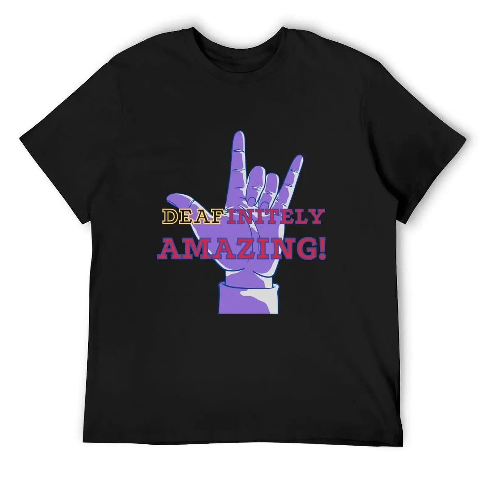 Deafinitely Amazing! T-Shirt custom t-shirts shirts graphic sports fans shirts graphic tee men
Deafinitely Amazing! T-Shirt custom t-shirts shirts graphic sports fans shirts graphic tee men