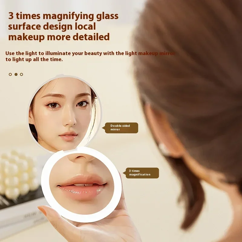 Mini Round LED Beauty Mirror – 3 Light Modes, Waterproof & Ideal Handbag Essential
Mini Round LED Beauty Mirror – 3 Light Modes, Waterproof & Ideal Handbag Essential