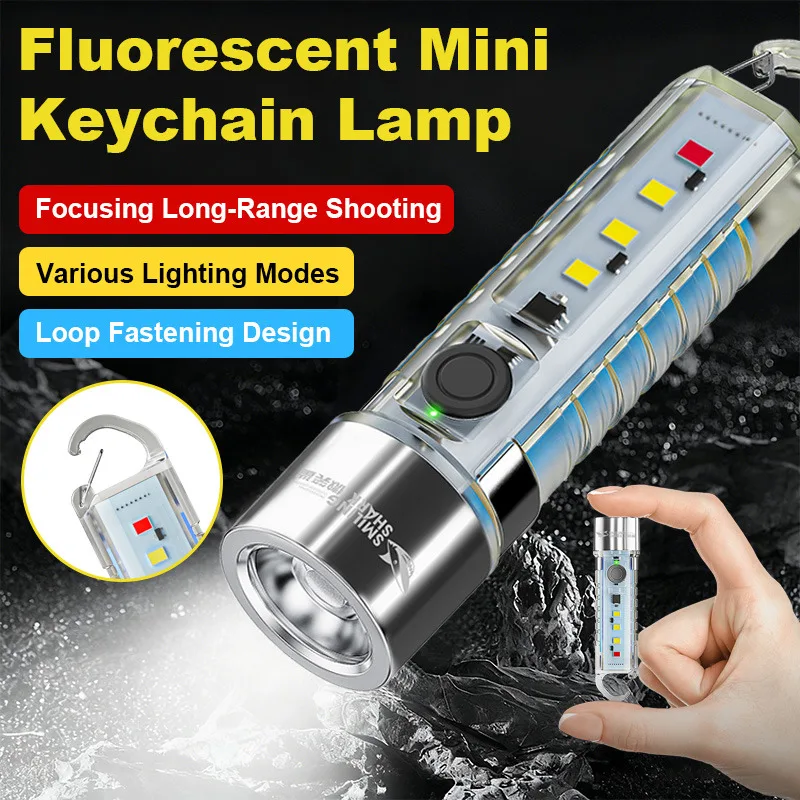 Mini LED Flashlight Fluorescent Mini Keychain Light For Outdoor Portable Flashlight Water Resistant Glow In Dark Flashlight
Mini LED Flashlight Fluorescent Mini Keychain Light For Outdoor Portable Flashlight Water Resistant Glow In Dark Flashlight