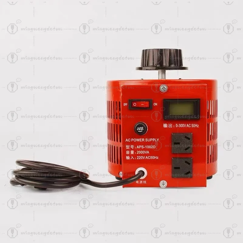APS-500W Variac Autotransformer 220V Single Phase 0-300V Adjustable Voltage Regulator AC Power Supply for Lab Home
APS-500W Variac Autotransformer 220V Single Phase 0-300V Adjustable Voltage Regulator AC Power Supply for Lab Home