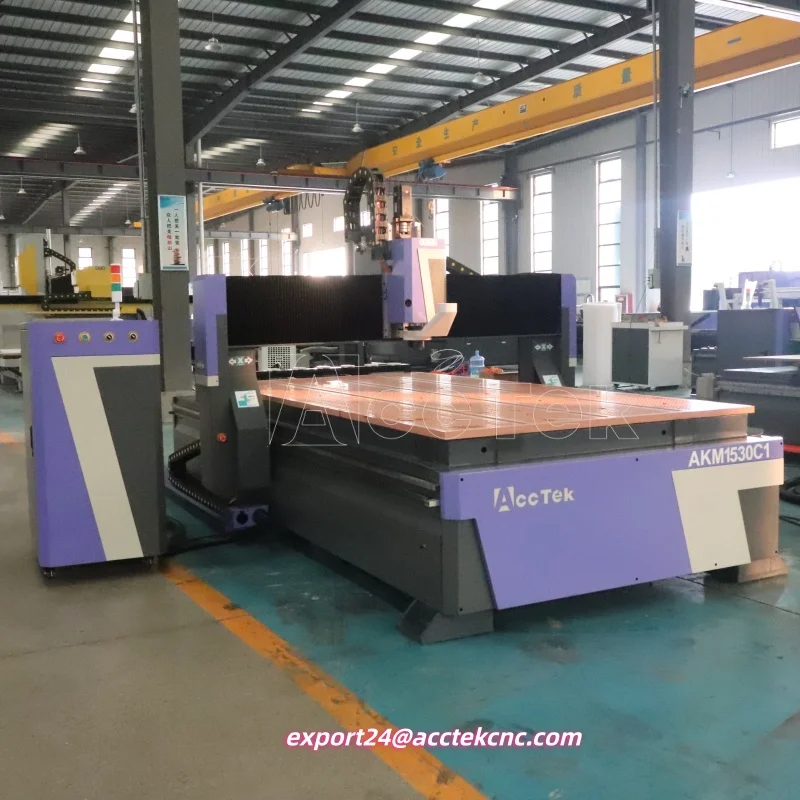 High Efficiency Automatic Tool Change 1530 ATC CNC Wood Router Machine for MDF Plywood Solid Wood Door Cabinet Engraving
High Efficiency Automatic Tool Change 1530 ATC CNC Wood Router Machine for MDF Plywood Solid Wood Door Cabinet Engraving