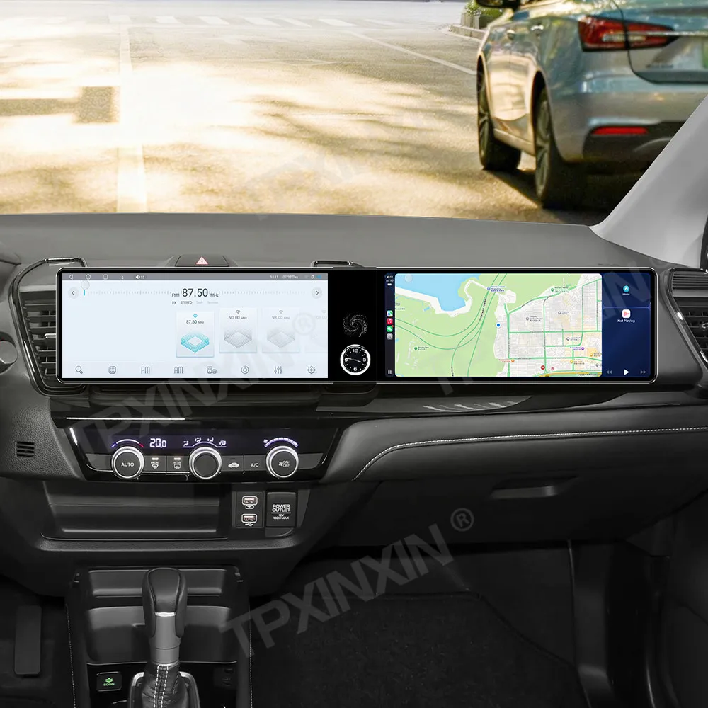 Автомагнитола Android Auto для Honda City 2020-2026 с Carplay, 24,6-дюймовым двойным экраном, GPS-навигацией, видеорегистратором и мультимедийным плеером
Автомагнитола Android Auto для Honda City 2020-2026 с Carplay, 24,6-дюймовым двойным экраном, GPS-навигацией, видеорегистратором и мультимедийным плеером