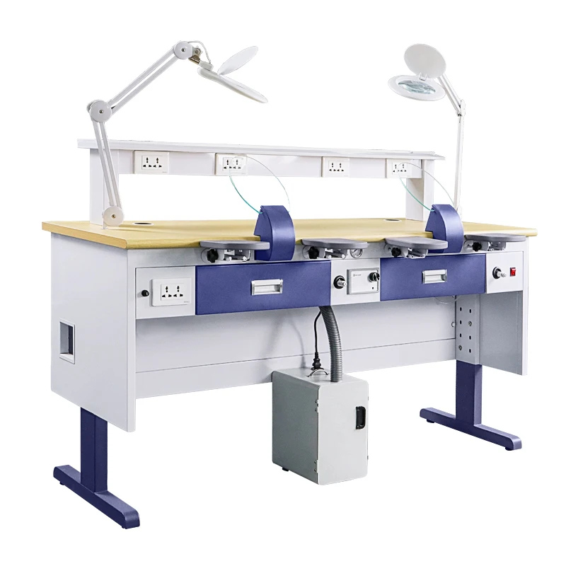Modern Two Person Laboratory Workbench with Cold Rolled Steel Frame and Fireproof Board for Hospital School Clinic Use
Modern Two Person Laboratory Workbench with Cold Rolled Steel Frame and Fireproof Board for Hospital School Clinic Use