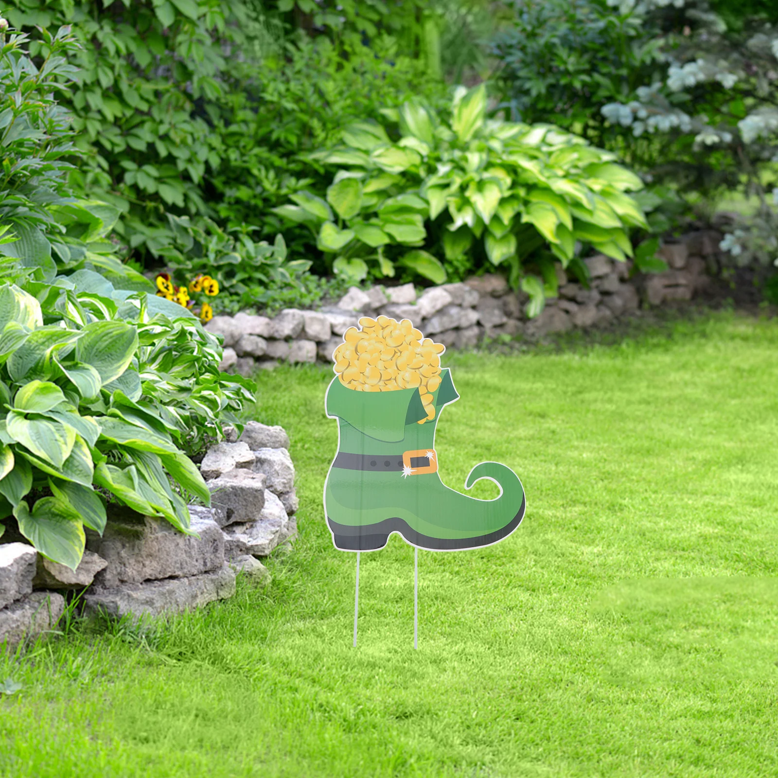 St. Patrick'S Day Yard Sign Festival Lawn Stakes Garden Decoration Boot Design Outdoor Party Stake Waterproof Durable
St. Patrick'S Day Yard Sign Festival Lawn Stakes Garden Decoration Boot Design Outdoor Party Stake Waterproof Durable