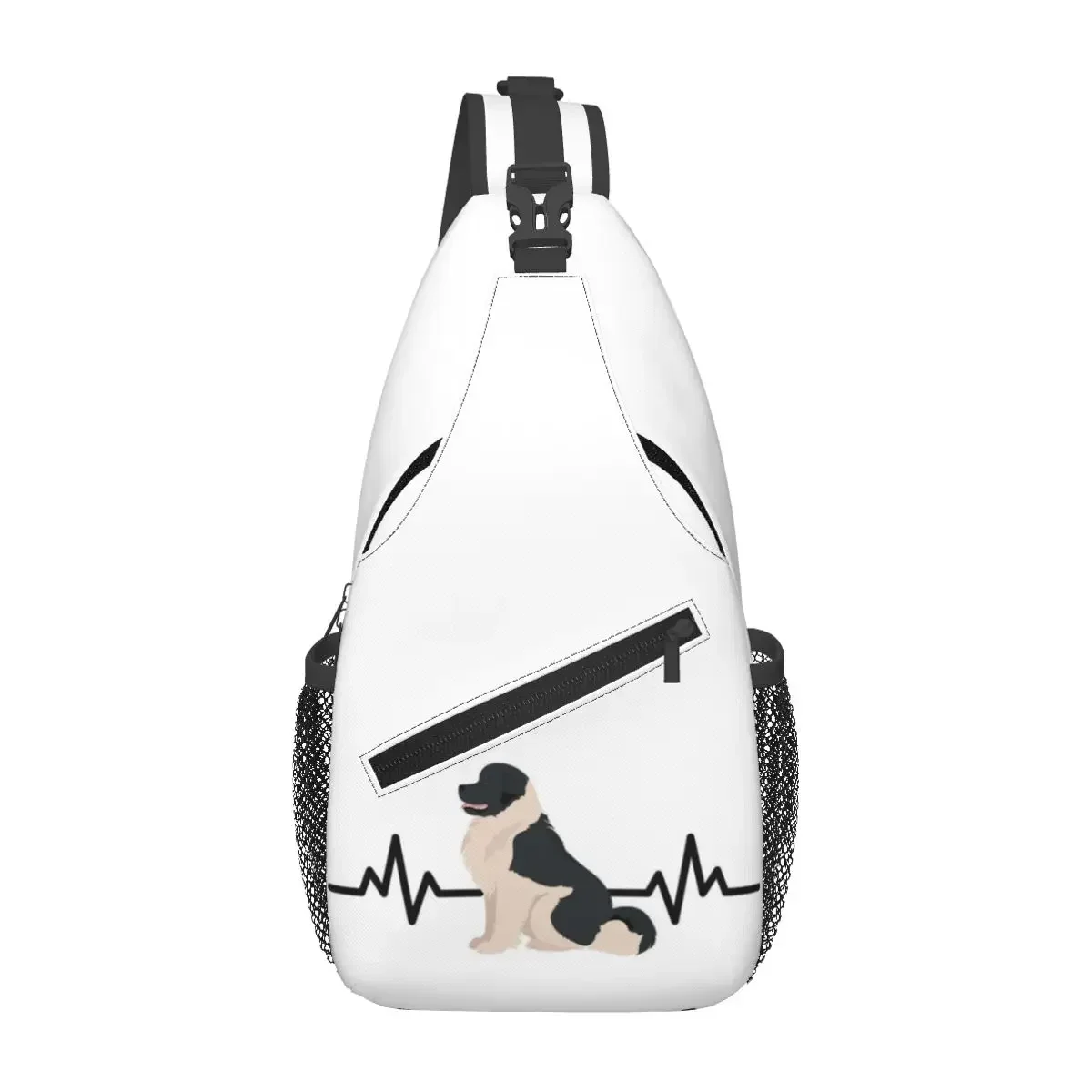 Newfoundland Dog Heartbeat Chest Bag Men Sling Crossbody Backpack Chest Bag Traveling Hiking Daypack Shoulder Bag
Newfoundland Dog Heartbeat Chest Bag Men Sling Crossbody Backpack Chest Bag Traveling Hiking Daypack Shoulder Bag