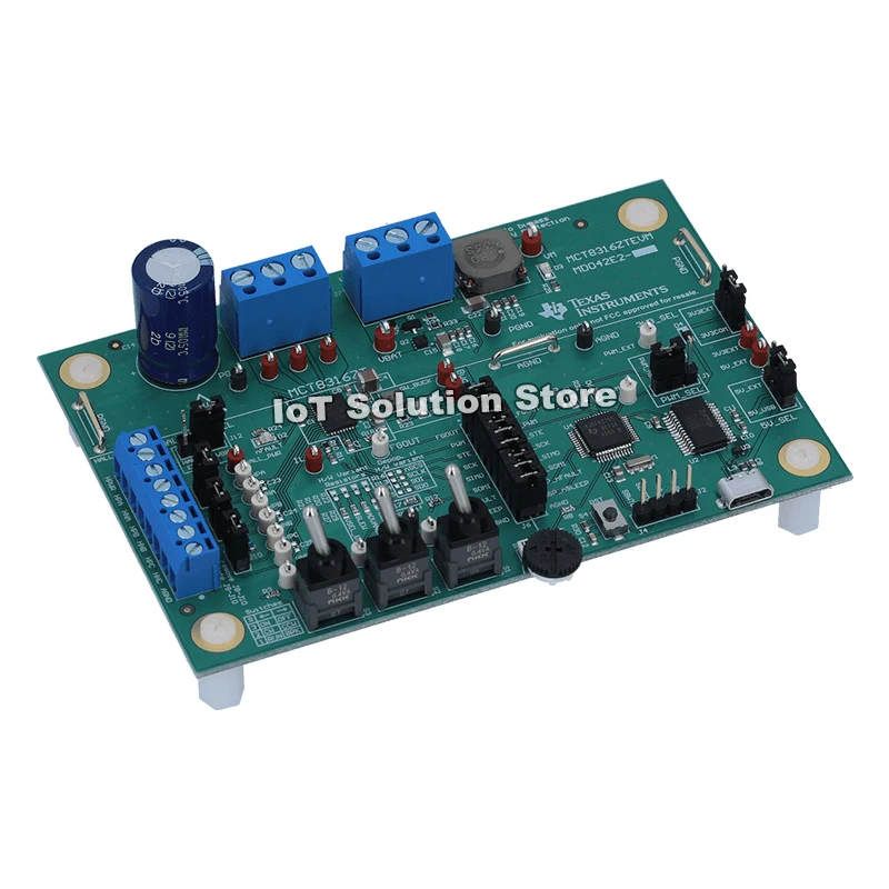 MCT8316ZTEVM Three half-H-bridge integrated MOSFET drivers for sensored BLDC trapezoidal control evaluation board
MCT8316ZTEVM Three half-H-bridge integrated MOSFET drivers for sensored BLDC trapezoidal control evaluation board
