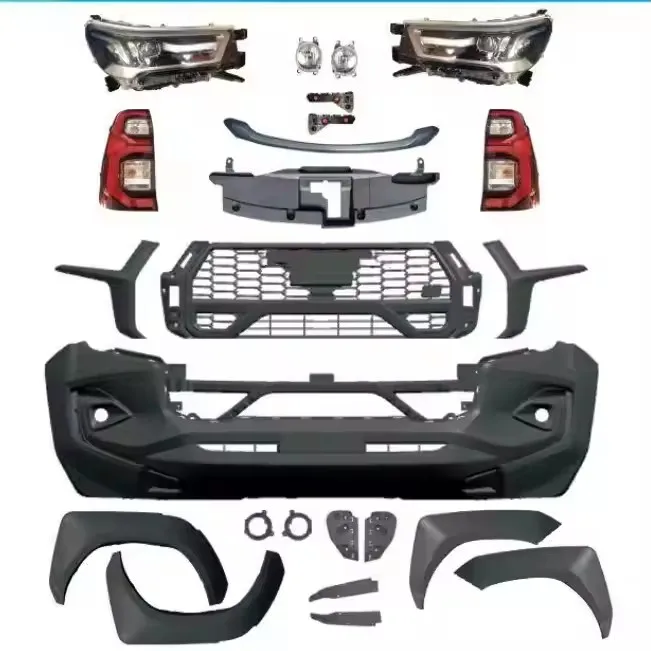 TO YO TA for Hilux Revo ROCCO 2015-2020 Facelift Bodykit Upgrade Grille Headlight for Hilux 2023 GR Sport Pickup Body Parts Kits
TO YO TA for Hilux Revo ROCCO 2015-2020 Facelift Bodykit Upgrade Grille Headlight for Hilux 2023 GR Sport Pickup Body Parts Kits