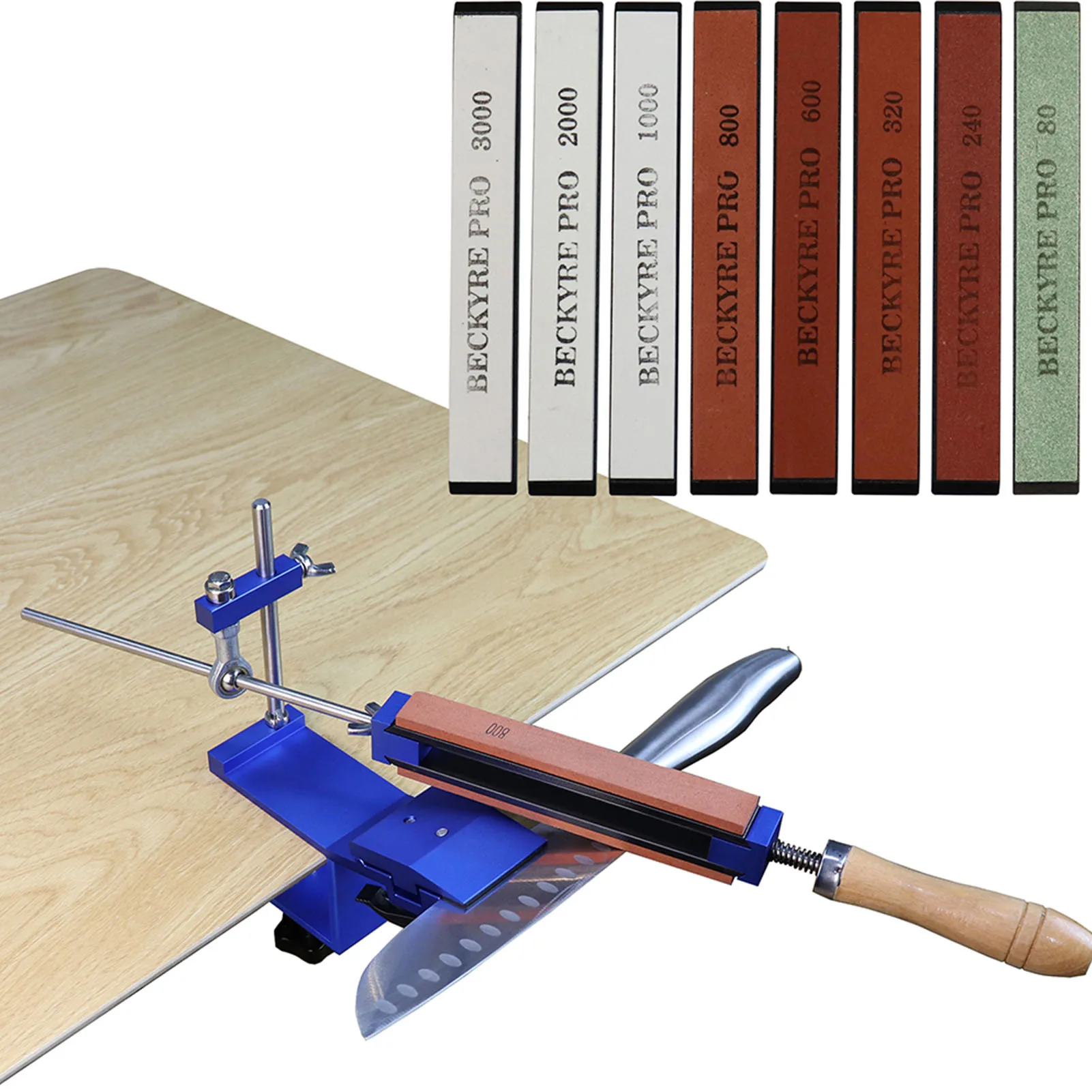 Portable Cutter Sharpener Professional Metal Kitchen Sharpening System Tools Fix-angle Whetstone Grind Tool Machine with Grind