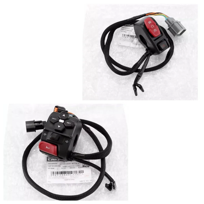 Handle Switch CF400-8A About Ignition Headlight Switch Button Assembly For CFMOTO 450MT CF 450 MT CF450-8A
Handle Switch CF400-8A About Ignition Headlight Switch Button Assembly For CFMOTO 450MT CF 450 MT CF450-8A
