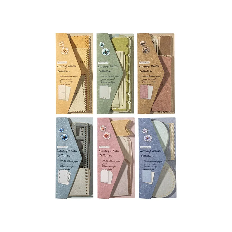 6packs/lot Memo Pads Material Paper Blank space between papers Junk Journal Scrapbooking Cards Retro Background Decoration Paper
6packs/lot Memo Pads Material Paper Blank space between papers Junk Journal Scrapbooking Cards Retro Background Decoration Paper