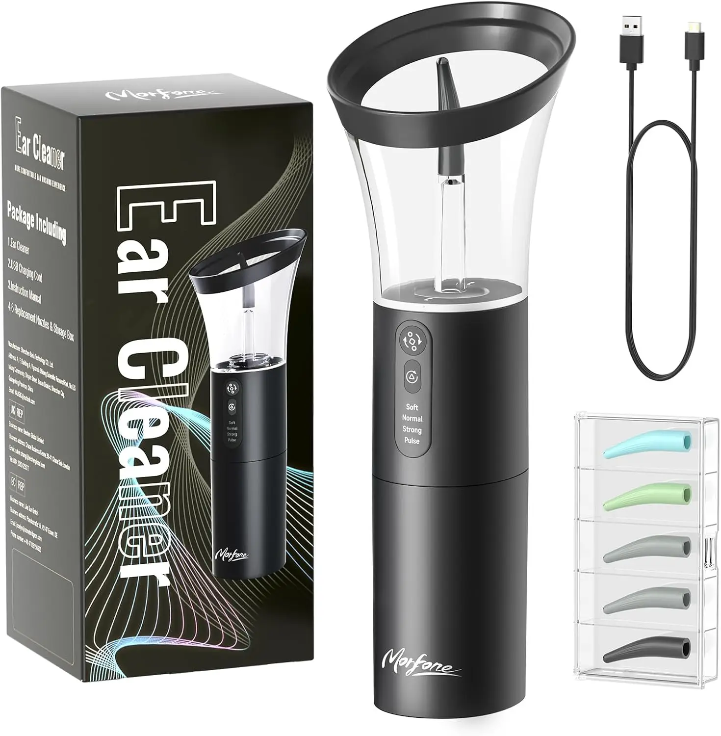 Electric Ear Cleaning Kit with 4 Pressure Modes, USB Rechargeable & Water Resistant for Safe Wax Removal
Electric Ear Cleaning Kit with 4 Pressure Modes, USB Rechargeable & Water Resistant for Safe Wax Removal