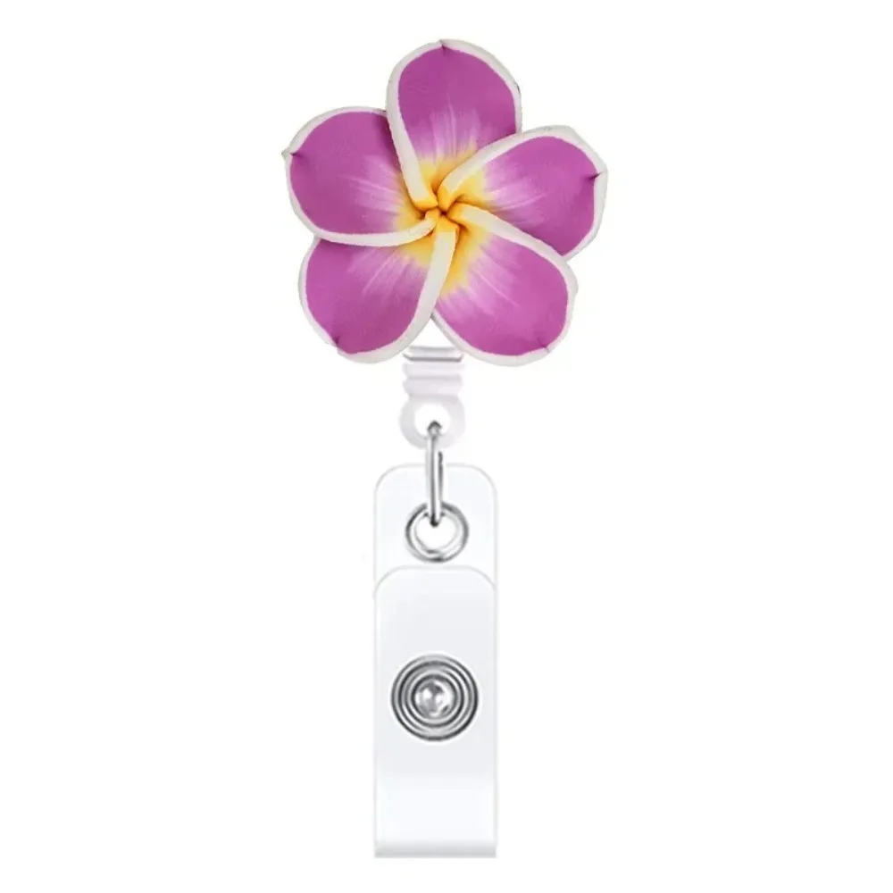 New Polymer Clay Badge Reel Card Holder Flower Shape Retractable ID Card Badge Clip Name Tag Badge Reels Nurse Supplies
New Polymer Clay Badge Reel Card Holder Flower Shape Retractable ID Card Badge Clip Name Tag Badge Reels Nurse Supplies