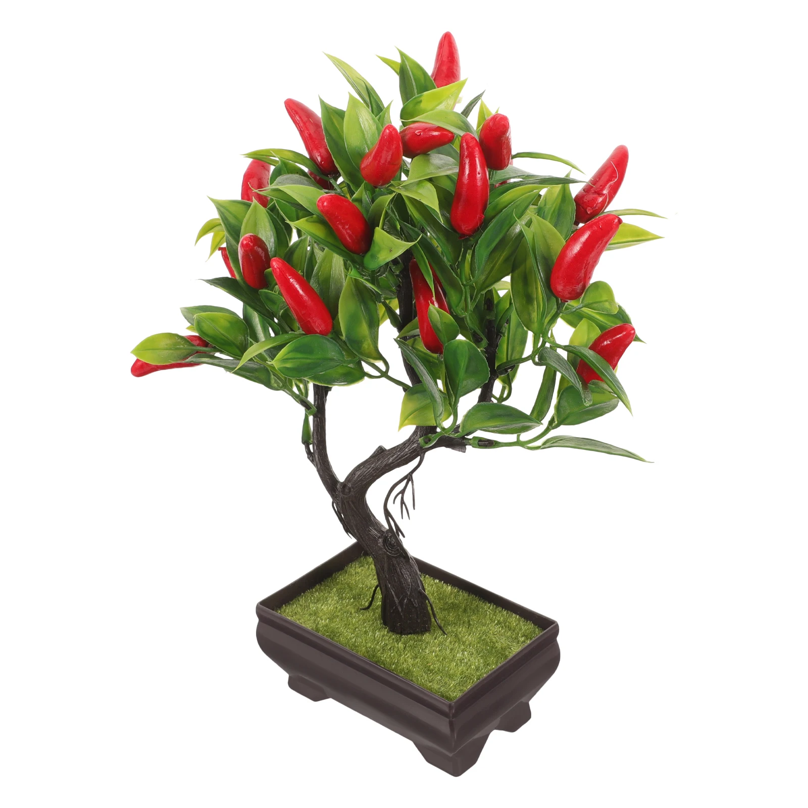 Desktop Fake Chili Tree Bonsai Artificial Potted Plant Simulation Realistic Home Office Decor Artificial Chili Tree
Desktop Fake Chili Tree Bonsai Artificial Potted Plant Simulation Realistic Home Office Decor Artificial Chili Tree