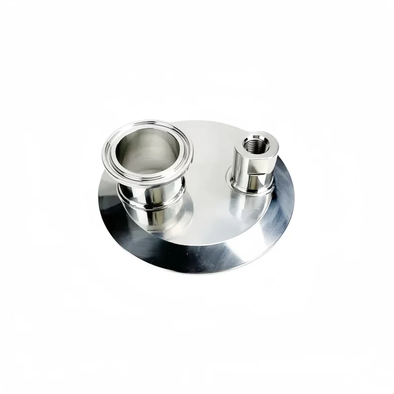3A 4" (102mm) OD119 Tri-clamp Sanitary Flat Cover/ Cap With 1.5" Ferrule Clamp And 1/4" FNPT For Extractor ,Stainless Steel 304
3A 4" (102mm) OD119 Tri-clamp Sanitary Flat Cover/ Cap With 1.5" Ferrule Clamp And 1/4" FNPT For Extractor ,Stainless Steel 304