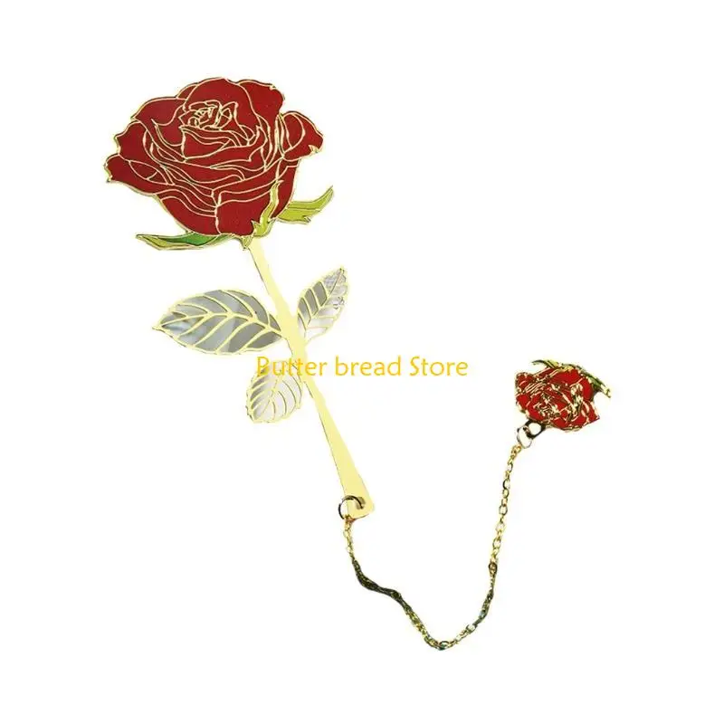 W89C Hollow-out Metal Bookmarks with Tassel Pendant Realistic Flower 12 Designs Book Decorations Supplies
W89C Hollow-out Metal Bookmarks with Tassel Pendant Realistic Flower 12 Designs Book Decorations Supplies