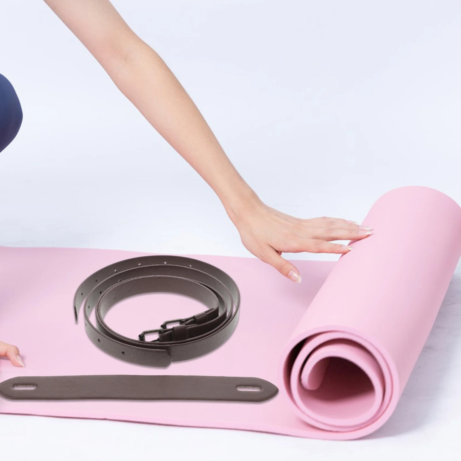 Adjustable Yoga Mat Strap Heavy Duty PU Portable Mat Carrier for Outdoor Camping Travel Rug Binding Travel Rug Binding
Adjustable Yoga Mat Strap Heavy Duty PU Portable Mat Carrier for Outdoor Camping Travel Rug Binding Travel Rug Binding