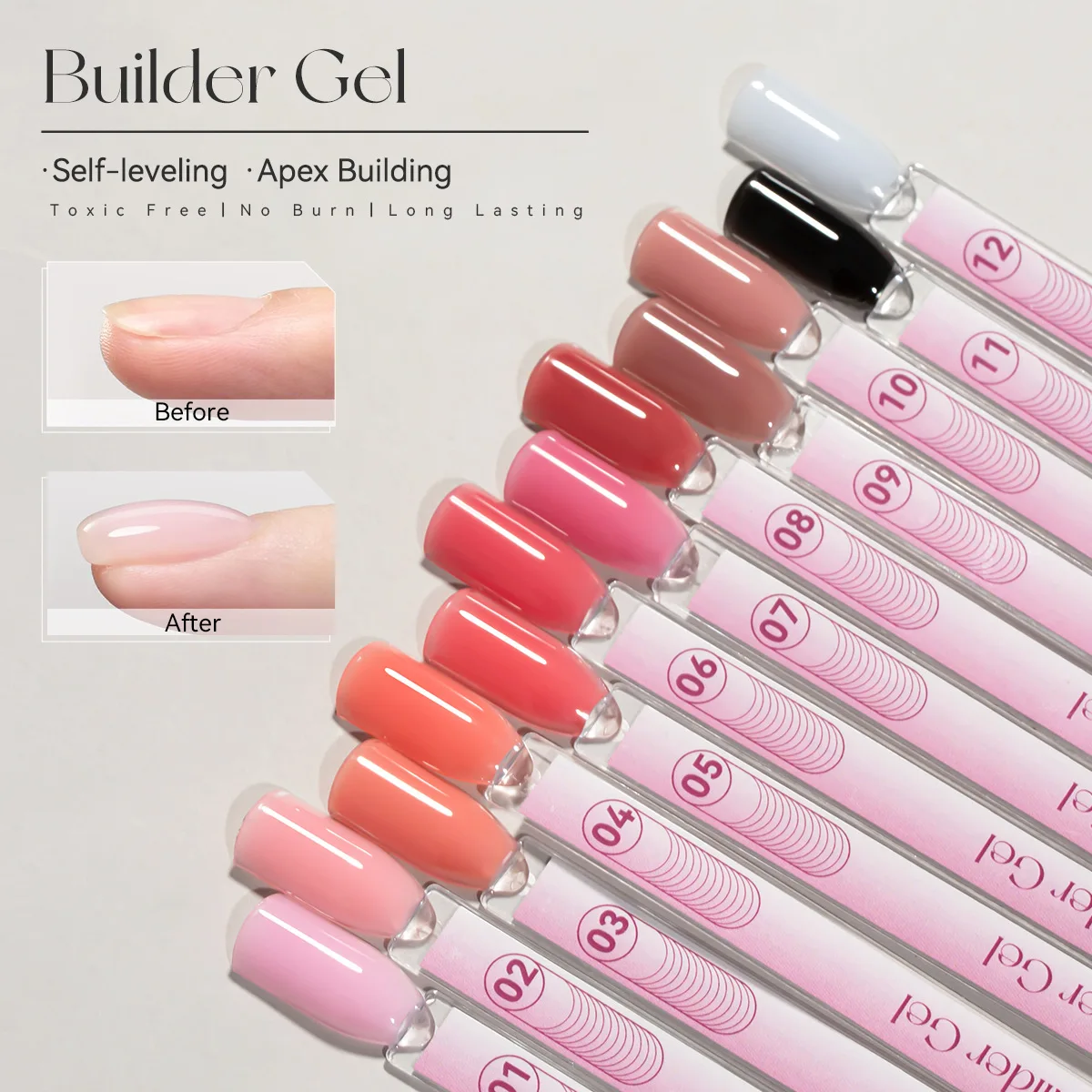 30g Builder Nail Gel White Nude Pink Nail Extension Gel Multifunctional Nails Art Gel Polish Soak Off UV for Salon DIY
30g Builder Nail Gel White Nude Pink Nail Extension Gel Multifunctional Nails Art Gel Polish Soak Off UV for Salon DIY