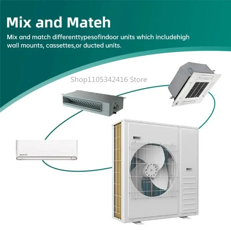 Smart Household Mini Wall Mounted Split Inverter Air Conditioner 5 Zone Adjustable Customizable AC for Home Cooling
Smart Household Mini Wall Mounted Split Inverter Air Conditioner 5 Zone Adjustable Customizable AC for Home Cooling