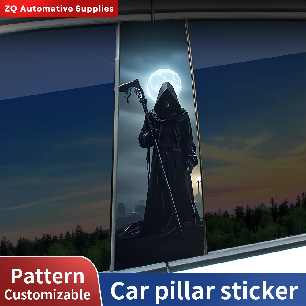 Horror Death Sickle Car Stickers Auto B Pillar Waterproof Center Column Decor Cover Scratches Car Doors Pillar Decal Accessories
Horror Death Sickle Car Stickers Auto B Pillar Waterproof Center Column Decor Cover Scratches Car Doors Pillar Decal Accessories