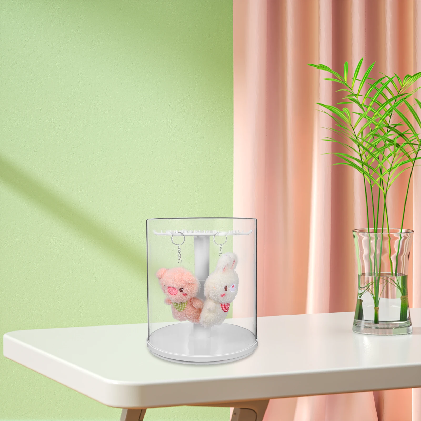 Clear Rotating Display Stand Miniature Figurines Organizer Transparent Round Storage Box Figures Collectibles
Clear Rotating Display Stand Miniature Figurines Organizer Transparent Round Storage Box Figures Collectibles