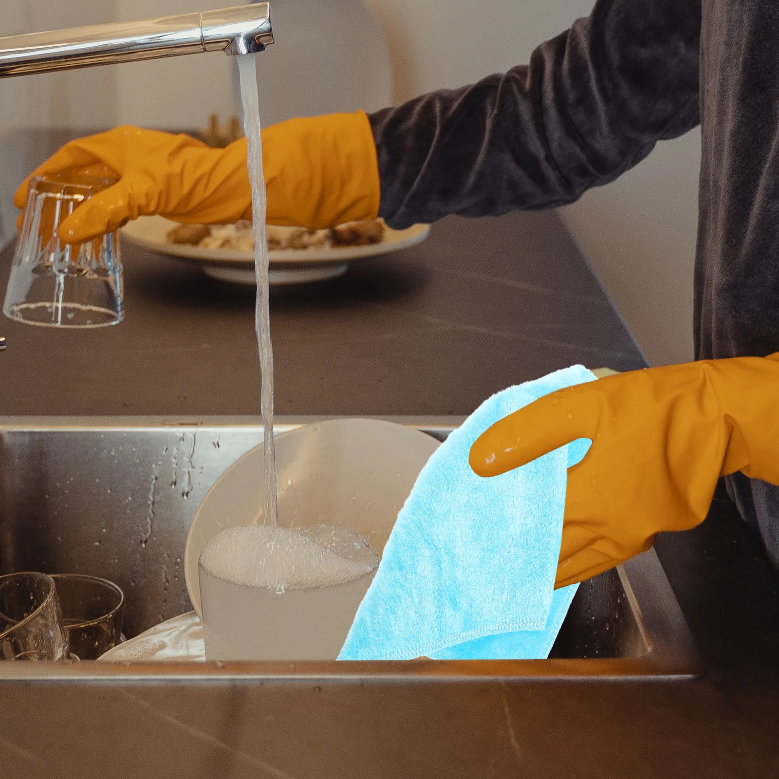 23x18cm Multipurpose Oil Resistant Scouring Pad Super Absorbent Dish Cleaning Cloth Kitchen Scrubber Non Stick Oil Rag
23x18cm Multipurpose Oil Resistant Scouring Pad Super Absorbent Dish Cleaning Cloth Kitchen Scrubber Non Stick Oil Rag